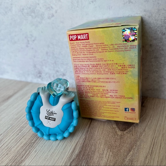 Pop Mart Yoki Gemstone Prince- Open Blind Box - Aquamarine Gem Stone Bat! - Picture 4 of 7